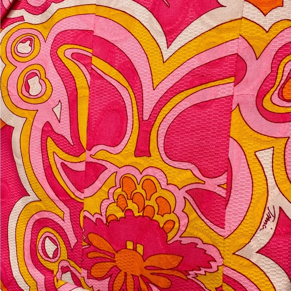 Vibrant Pink and Orange Blazer - Picture 3 of 9